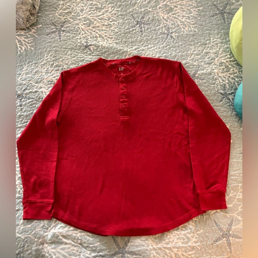 GAP adult size large thermal long sleeve pullover top